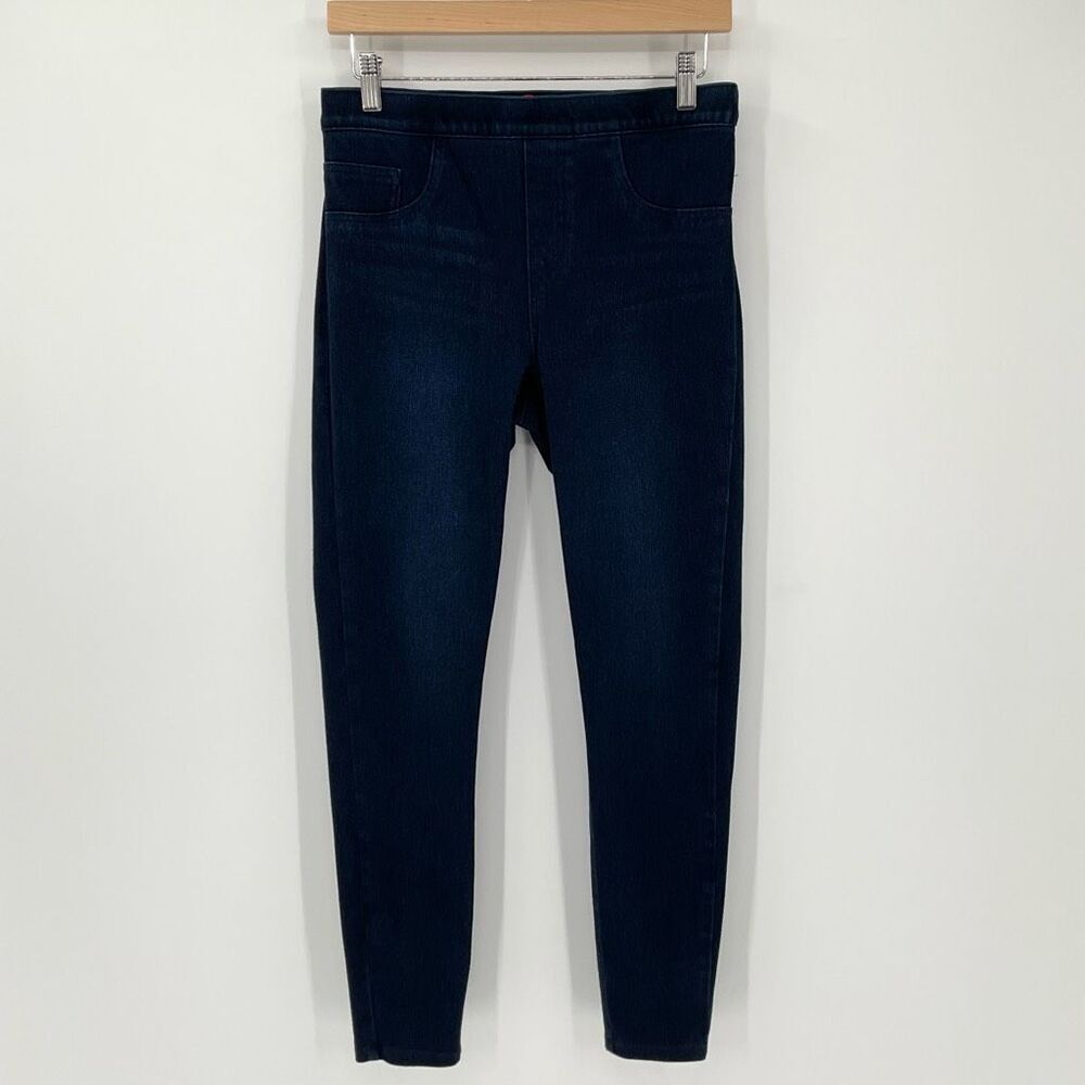 Spanx Jean-ish Ankle Leggings Twilight Rinse Dark Wash 20018R Women Medium Reg